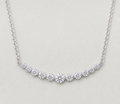 Sophisticated Emerald-Cut Crystal Necklace