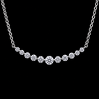 Sophisticated Emerald-Cut Crystal Necklace
