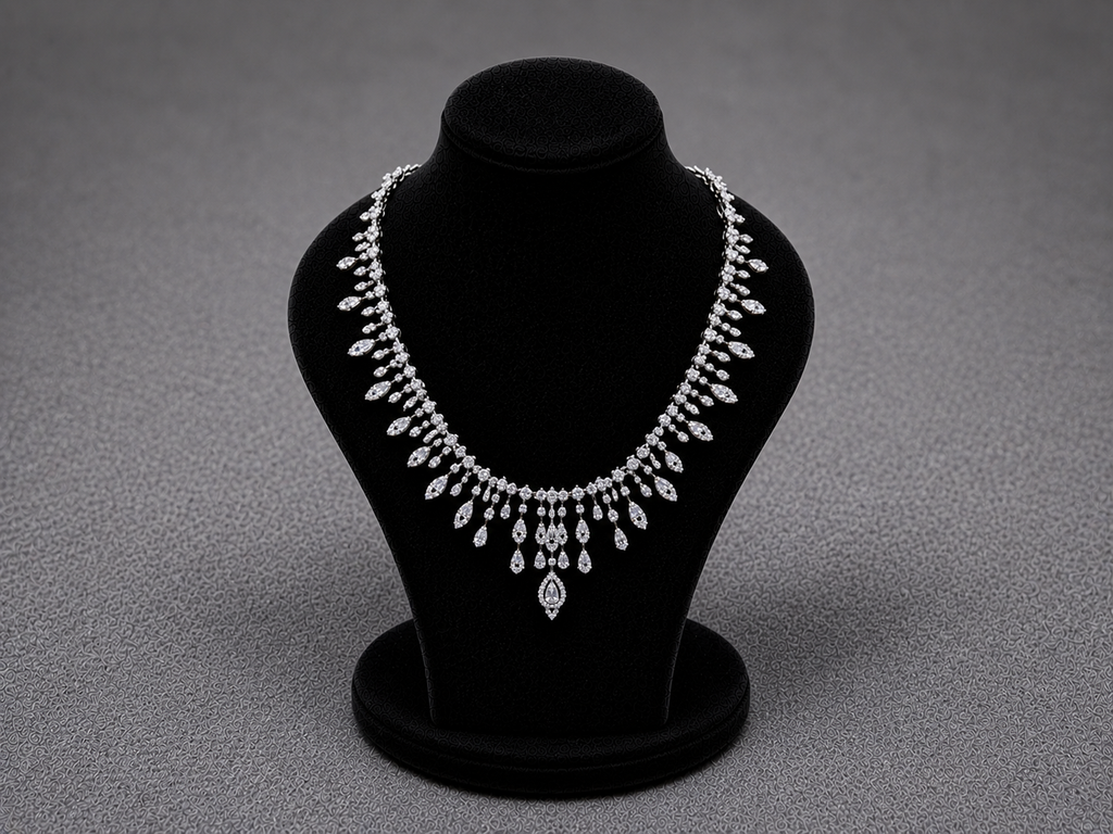 Chandelier Design Pear-Cut Crystals Set