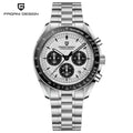 Pagani Design V6 Men’s Watch – VK63 Quartz Chronograph Stainless Steel - PD 1701 - White and Black Dial