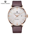 Pagani Design PD-2770 Men’s Automatic Watch – Classic Stainless Steel Mechanical Wristwatch with Date White Dial