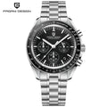 Pagani Design V6 Men’s Watch – VK63 Quartz Chronograph Stainless Steel - PD 1701 - Black Dial