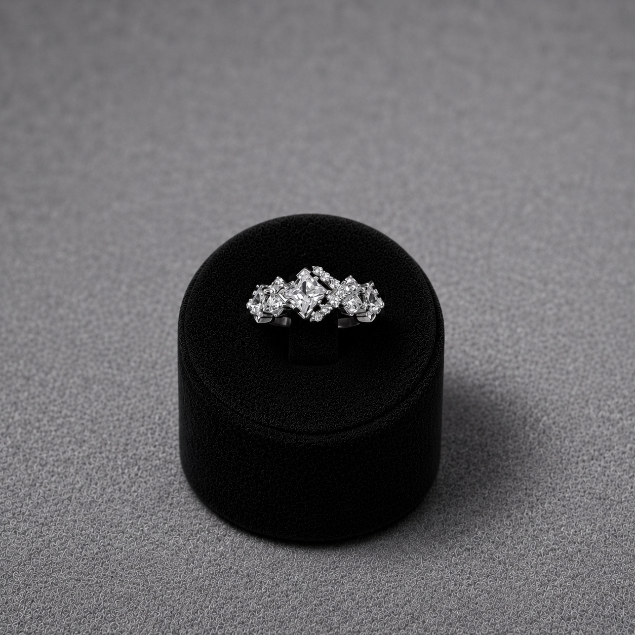 Radiant Square and Pear-Cut Crystals Set