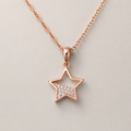 Pavé Celestial Star Necklace
