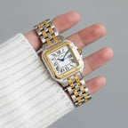 Scottie 9100 Women’s Square Watch – Luxury Stainless Steel Quartz with New Trendy Design Yellow,Gold and Silver