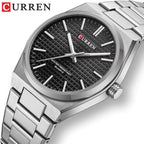 CURREN 8439 Men’s Luxury Watch – Japan Quartz Movement, Business & Sport Waterproof Wristwatch Black dial