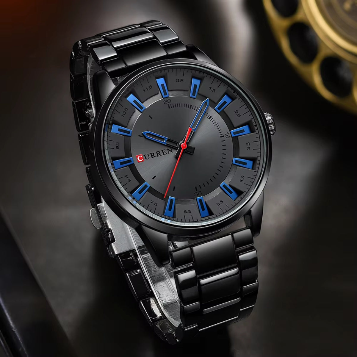 CURREN 8406 Men Watch Stainless Steel  Water Resistant Quartz Watche Gray