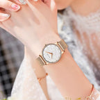Hannah Martin 1073 New Women’s Fashion Watch – Ladies’ Quartz Wristwatch  Rose Gold and White