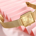 Hannah Martin 1082 Women’s Square Watch – Casual Quartz Wristwatch with Japanese Movement