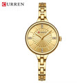 CURREN 9097 Women’s Luxury Fashion Watch – High-Quality Stainless Steel Quartz Wristwatch (3ATM Waterproof) Gold