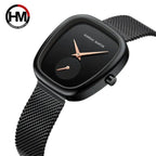 Hannah Martin 1251 Women’s Fashion Watch – Stainless Steel, Japan Quartz & Waterproof Black