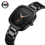 Hannah Martin 1251 Women’s Fashion Watch – Stainless Steel, Japan Quartz & Waterproof Black Dial