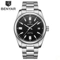 BENYAR 5185 Men’s Automatic Mechanical Classic Black Dial “Oyster Perpetual” Inspired Watch