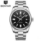 BENYAR 5185 Men’s Automatic Mechanical Classic Black Dial “Oyster Perpetual” Inspired Watch