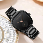 Hannah Martin 1251 Women’s Fashion Watch – Stainless Steel, Japan Quartz & Waterproof Black Dial