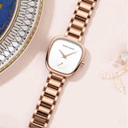 Hannah Martin 1251 Women’s Fashion Watch – Stainless Steel, Japan Quartz & Waterproof White Dial