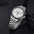 Pagani Design V6 Men’s Watch – VK63 Quartz Chronograph Stainless Steel - PD 1701 - White Dial