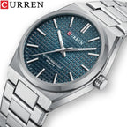 CURREN 8439 Men’s Luxury Watch – Japan Quartz Movement, Business & Sport Waterproof Wristwatch Blue dial