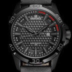 NAVIFORCE 8023 Men’s Original Fashion Watch – Waterproof Quartz Leather Wristwatch with Calendar Gray