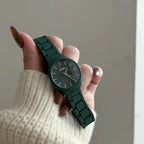Scottie 9729 Women’s Simple Luxury Watch – Waterproof Stainless Steel Quartz with Green Dial