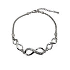 Infinity Necklace & Multi-Link Bracelet Set