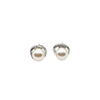 Crescent Pearl Necklace & Earring Set