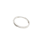 Elegant Intertwined Shimmering Wave Ring