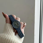 Scottie 9729 Women’s Simple Luxury Watch – Waterproof Stainless Steel Quartz with Blue Dial