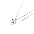 Shimmering Heart Necklace & Earring Set