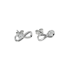 Infinity Blossom Necklace & Stud Earring Set
