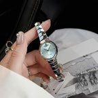 Scottie 9782 Women’s Snakebone Bracelet Watch – New Luxury Fashion Wristwatch  Silver and Blue