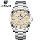 BENYAR 5208 Men’s 40mm Mechanical Watch – Sand Dune Textured Dial