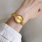Scottie 9782 Women’s Snakebone Bracelet Watch – New Luxury Fashion Wristwatch  Gold