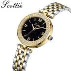 Scottie 9562 Women’s Luxury Fashion Watch – Quartz Wristwatch Gold