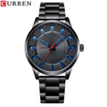 CURREN 8406 Men Watch Stainless Steel  Water Resistant Quartz Watche Gray