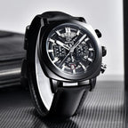 BENYAR 5205 Men's Watch – Sport Chronograph with Luminous Hands Black Dial
