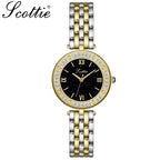 Scottie 9562 Women’s Luxury Fashion Watch – Quartz Wristwatch Gold