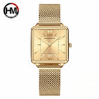 Hannah Martin 1082 Women’s Square Watch – Casual Quartz Wristwatch with Japanese Movement