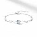 S925 Wavy Link Bracelet