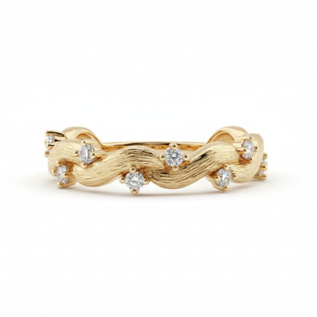 Shimmering Gold Vine Ring