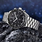 Pagani Design V6 Men’s Watch – VK63 Quartz Chronograph Stainless Steel - PD 1701 - Black Dial