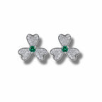 Three-Leaf Clover Jewelry Set Pavé-Set