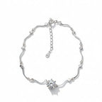 S925 Wavy Link Bracelet