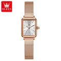 OLEVS 3692 Women’s Watch – Stainless Steel Quartz Wristwatch with Waterproof - Rose White