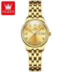 OLEVS 5525 Women’s Luxury Fashion Watch – Premium Quartz Ladies’ Wristwatch Gold