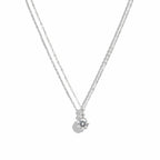 Radiant Silver Shooting Star Necklace – Ethereal Celestial Sparkle