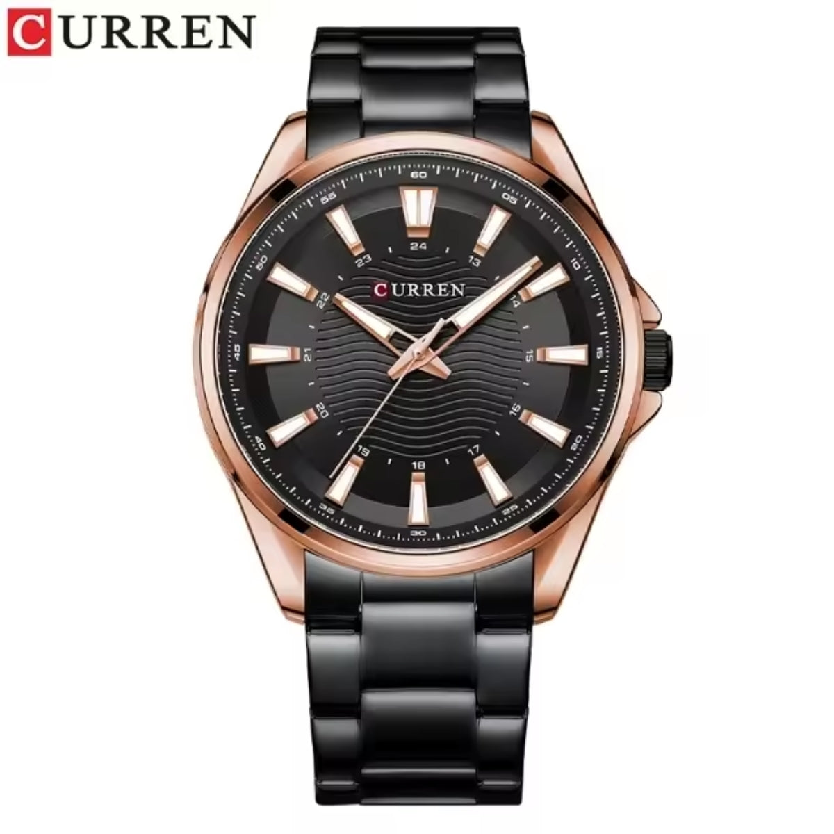 CURREN 8424 Men's Stainless Steel Quartz Wristwatch