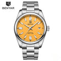 BENYAR 5185 Men’s Automatic Mechanical Stella Yellow Dial “Oyster Perpetual” Inspired Watch