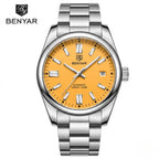 BENYAR 5185 Men’s Automatic Mechanical Stella Yellow Dial “Oyster Perpetual” Inspired Watch