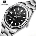 BENYAR 5185 Men’s Automatic Mechanical Classic Black Dial “Oyster Perpetual” Inspired Watch